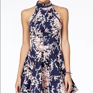 Floral print B. Darlin juniors homecoming dress. Size 7/8